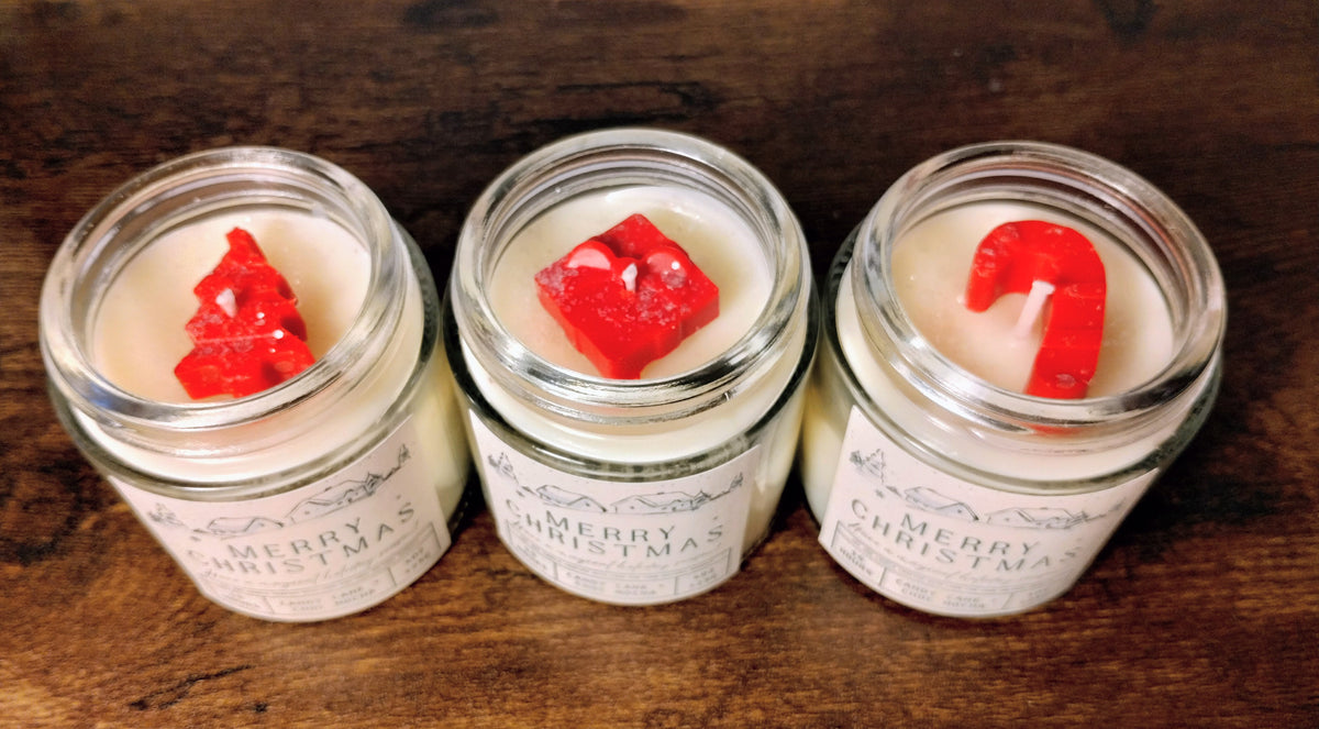 Candy Cane + Choc Mocha Holiday Candle