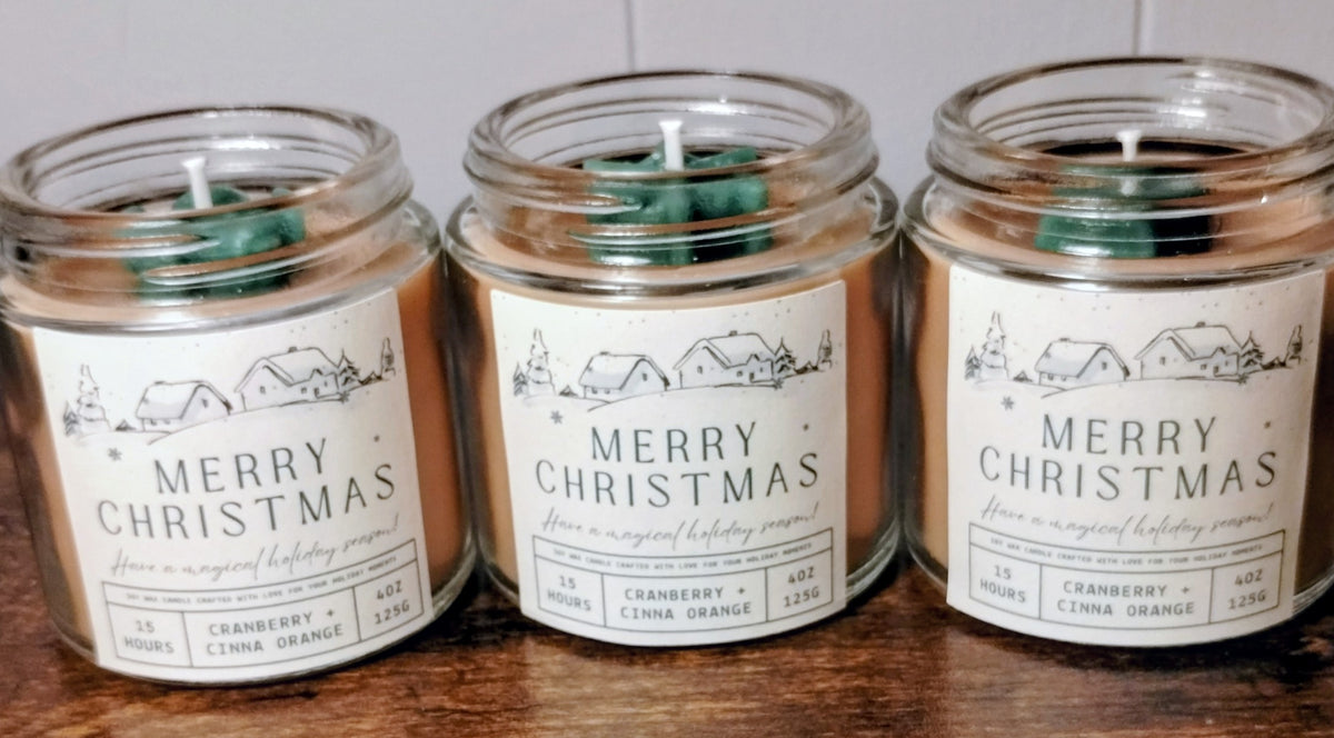Cranberry + Cinna Orange Holiday Candle