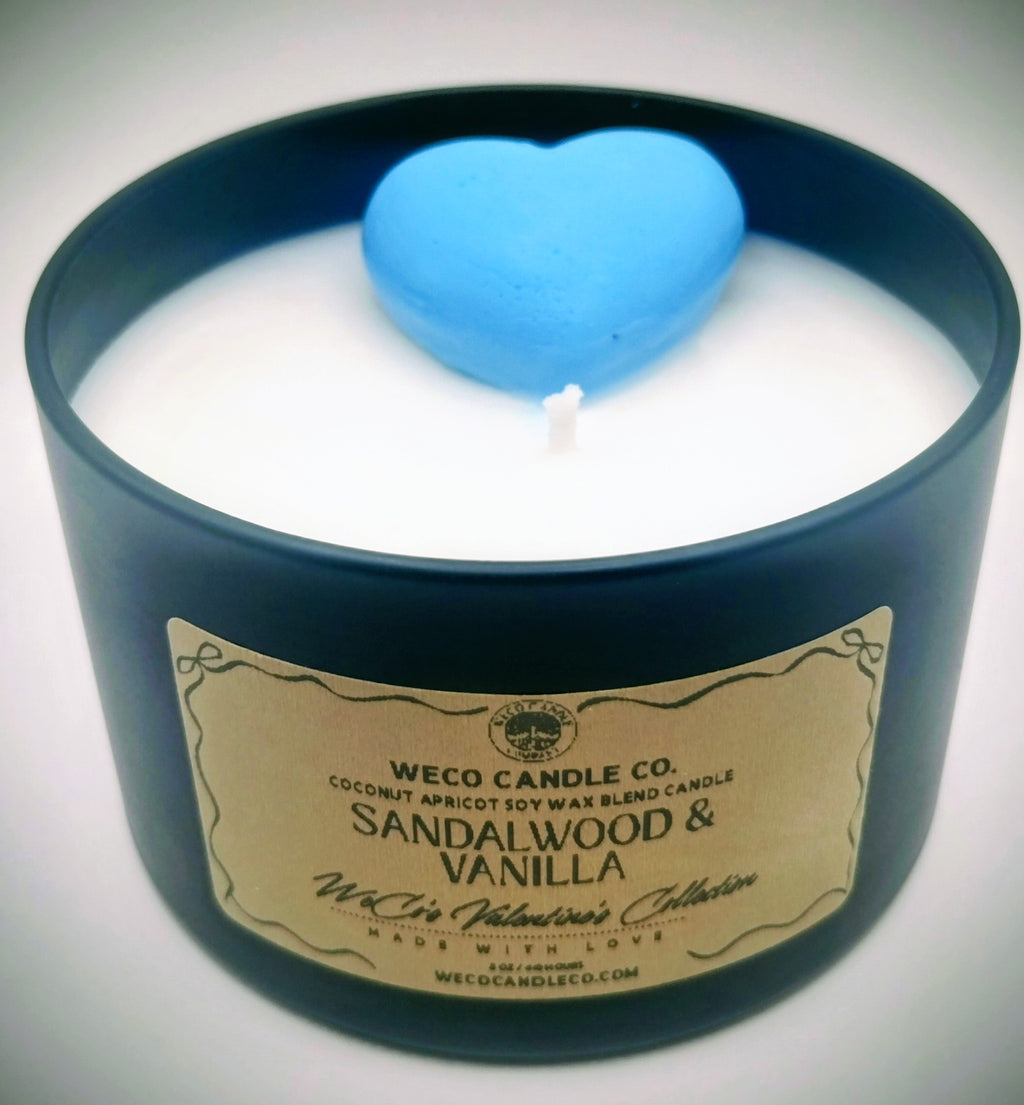 Medium - Black Tin - Sandalwood & Vanilla