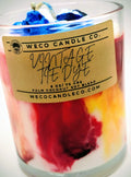 Medium Glass - Vintage Tye Dye