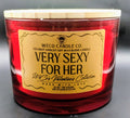 Large Red Glass - Very Sexy for Her Candle