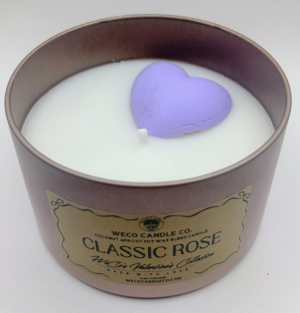 Medium - Rose Gold Tin - Classic Rose Candle