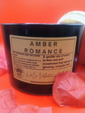 Large Black Glass - Amber Romance