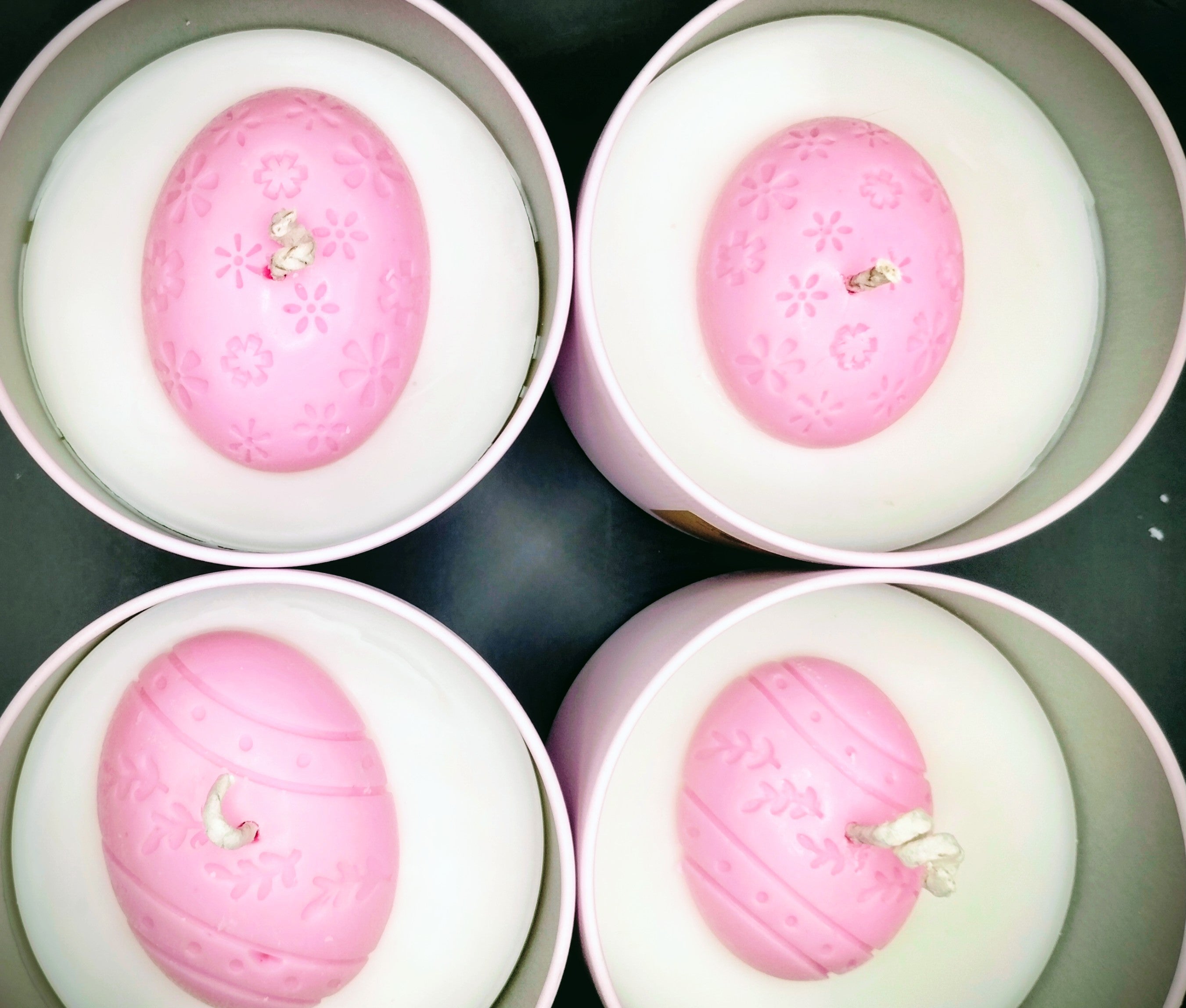 Medium - Easter Egg Peony Candle
