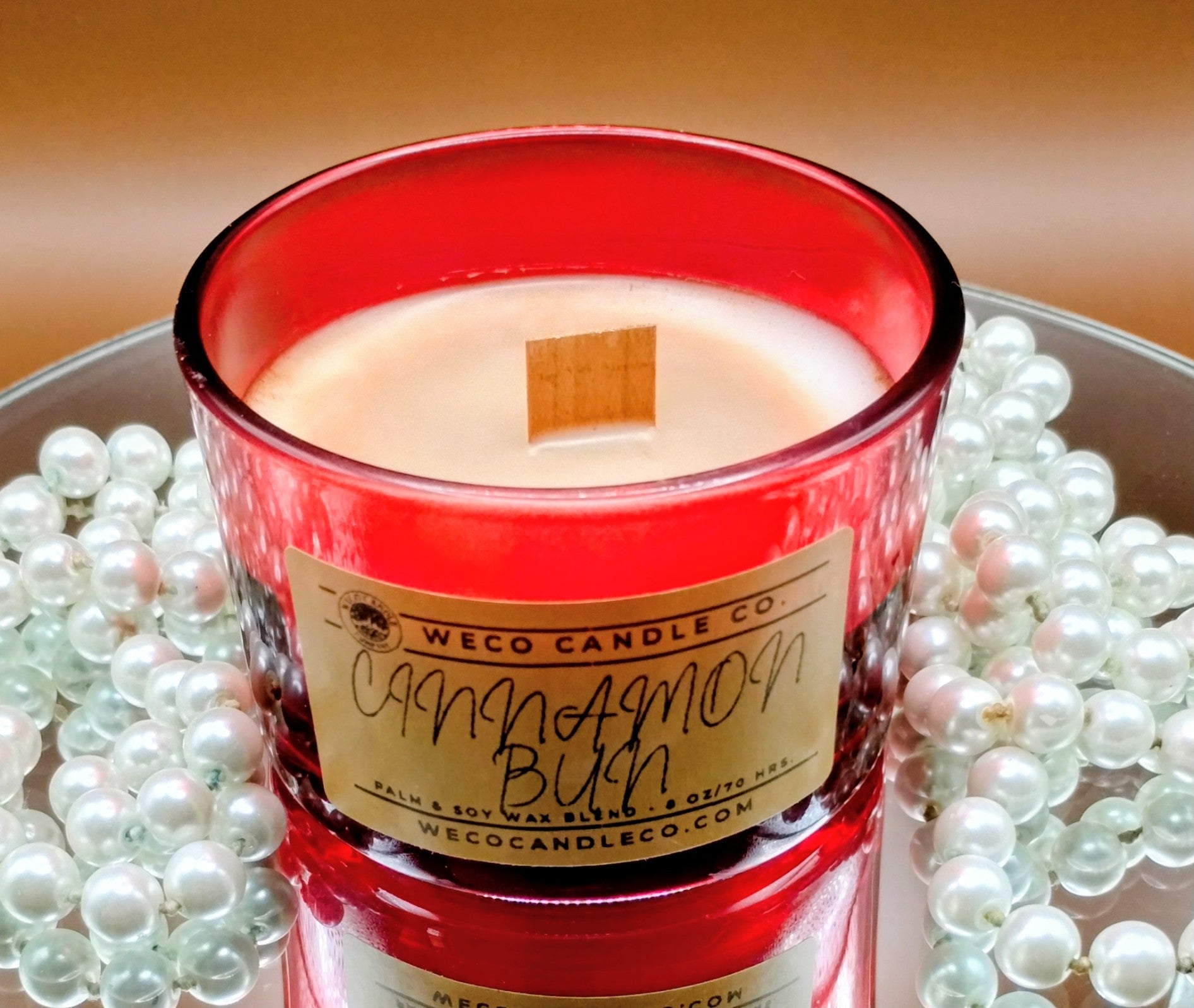 Small Glass - Cinnamon Bun Candle