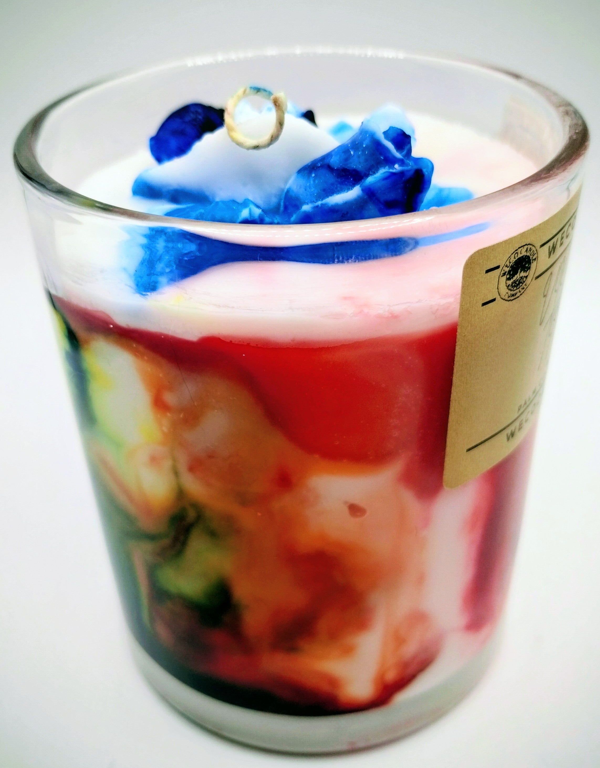 Medium Glass - Vintage Tye Dye
