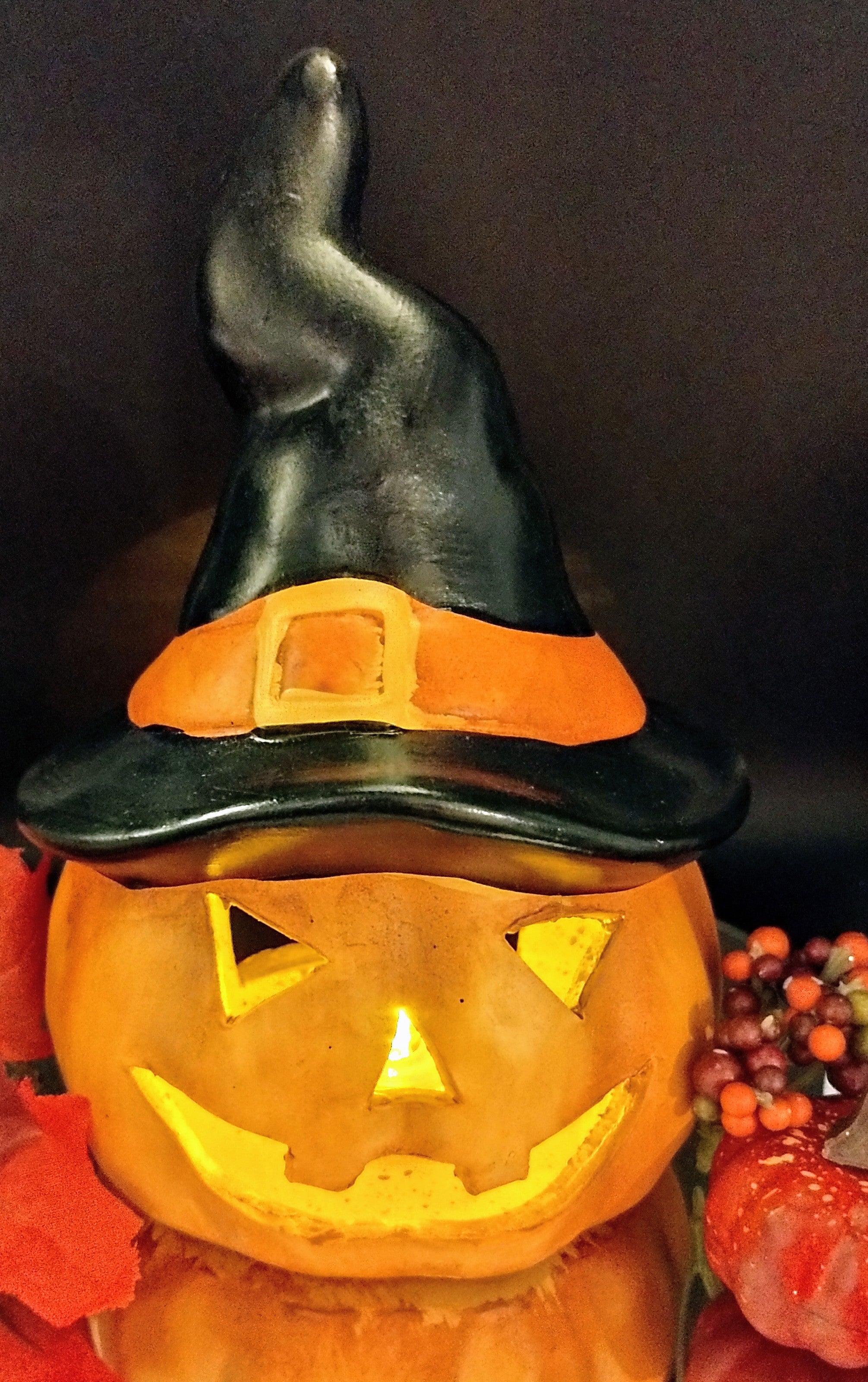 Ceramic Pumpkin & Create Your Own Tea Lights