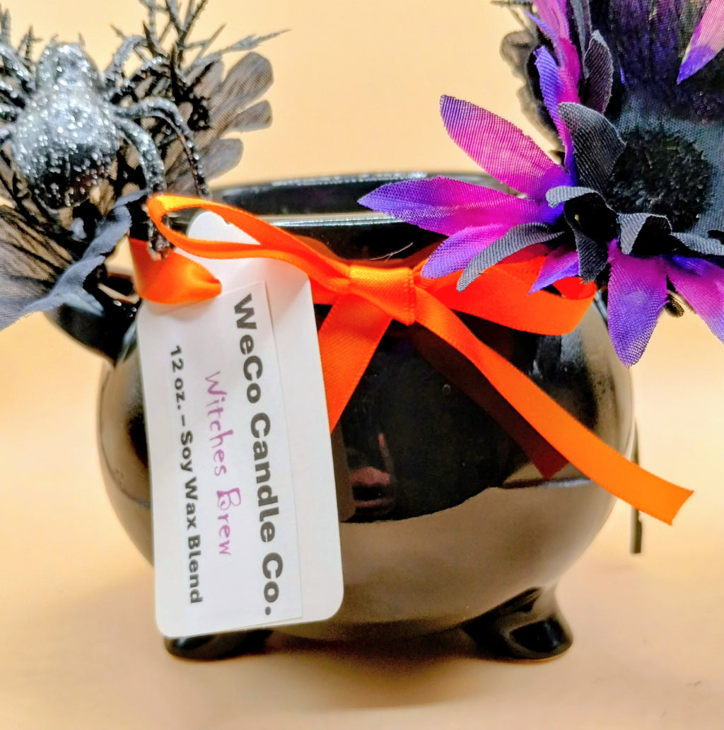 Witches Brew — 12 oz Soy Wax Blend Candle | Cauldron Jar