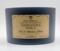 Medium - Black Tin - Sandalwood & Vanilla