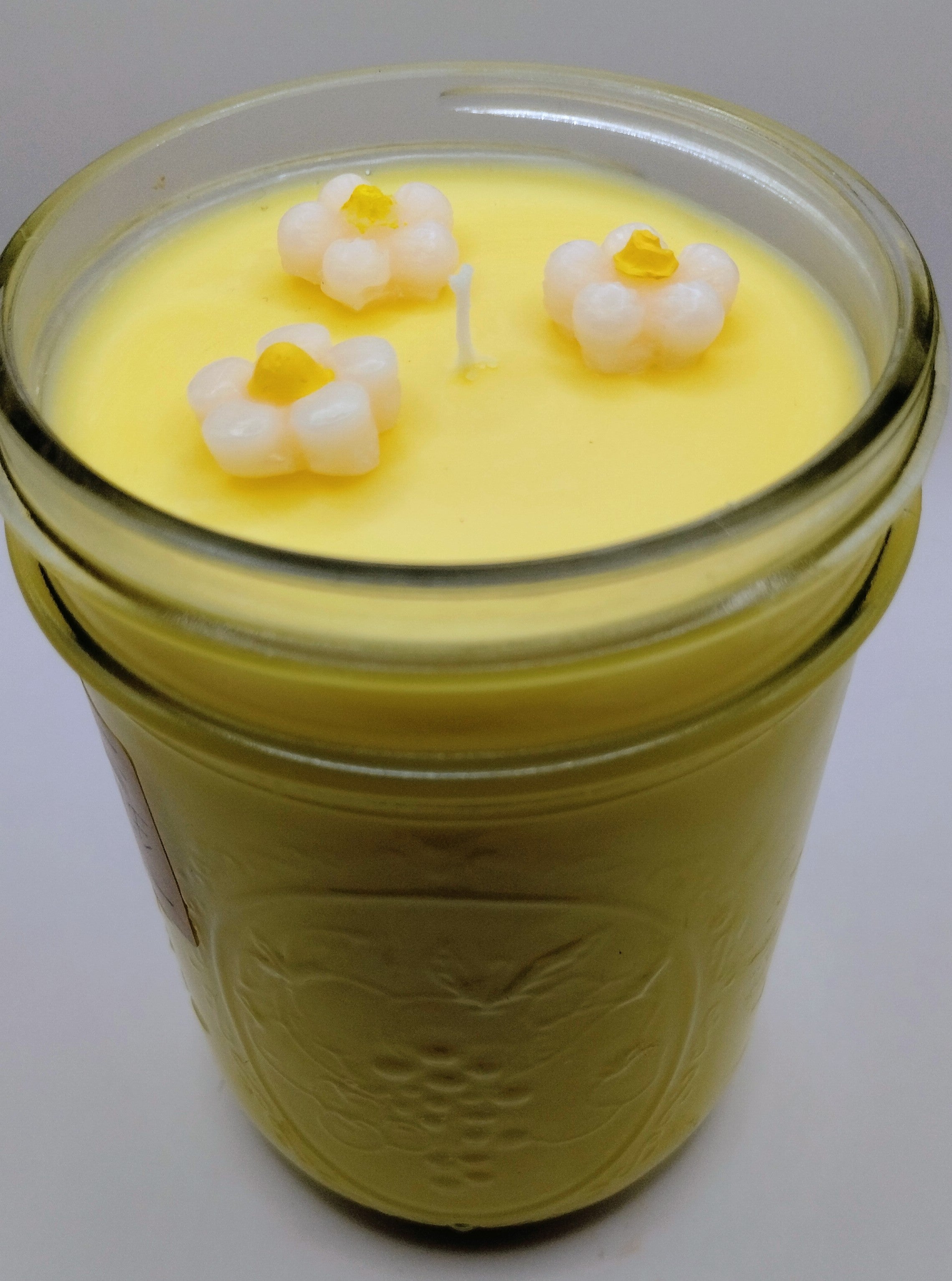 Large Mason Jar - Honeysuckle Candle