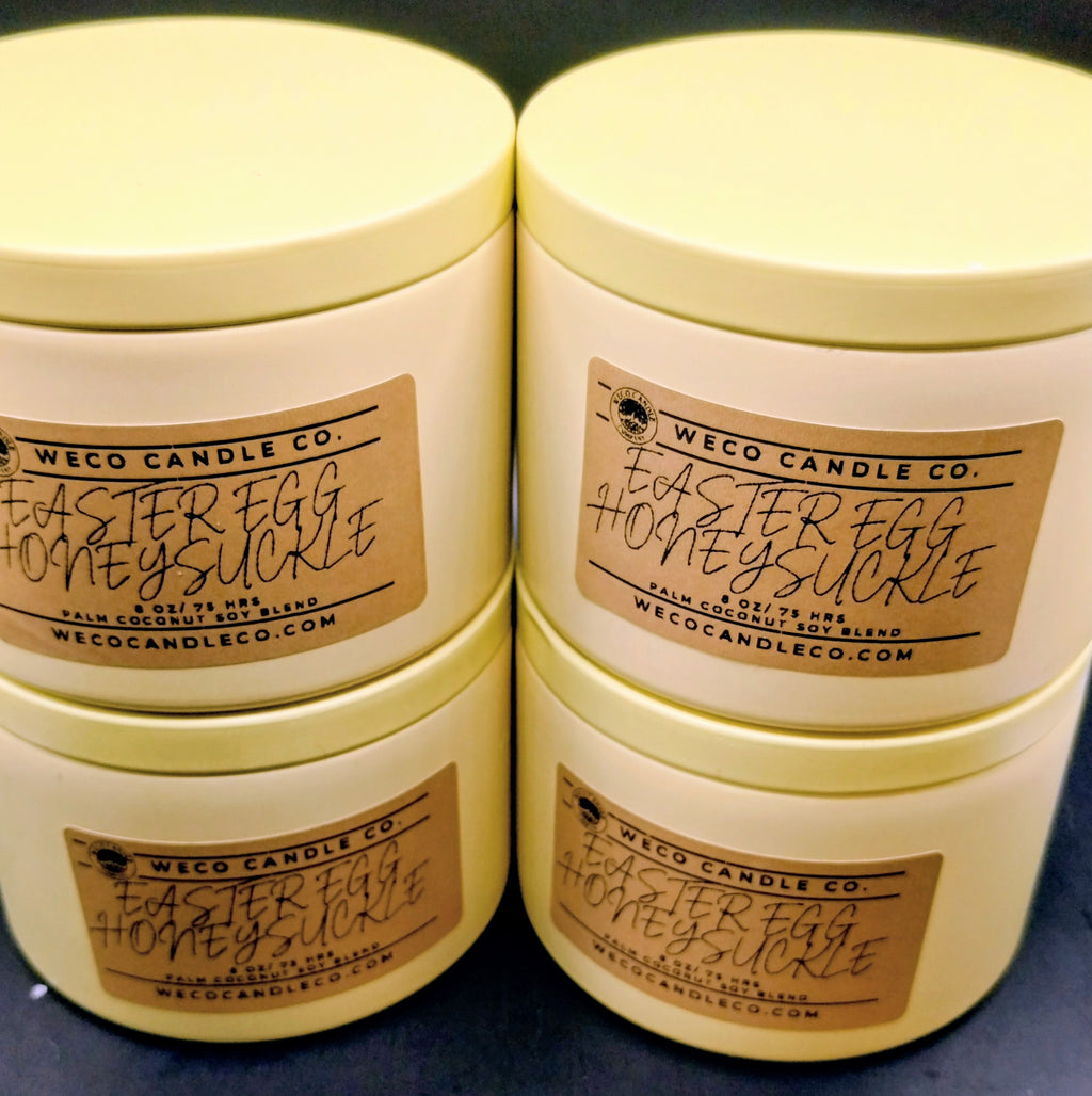 Medium - Easter Egg Honeysuckle Candle