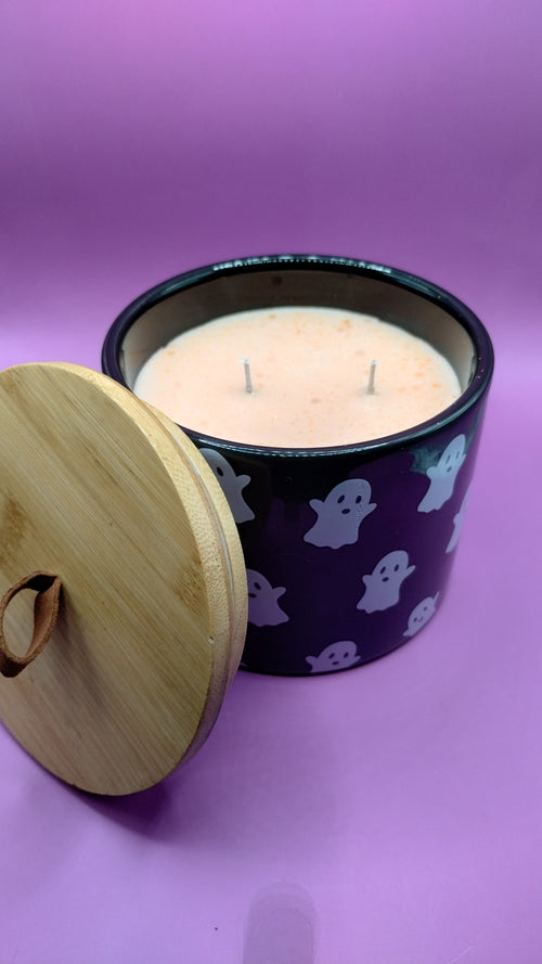 Ghostly Autumn — Apple Pie, Autumn Leaves & Nutmeg | 14 oz Soy Candle