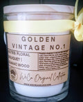 Medium Glass - Golden Vintage No. 1